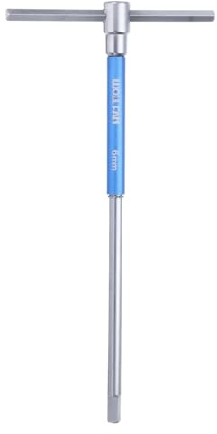 sourcing map Sliding T-Handle Hex Key Wrench Set 6mm Metric 3-Way Free Sliding Handle Sleeves for Home Repair