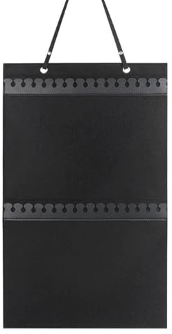 Sirseon Schmuckhalter Wand,Wandschmuckhalter, Wand-Armbandhalter, Halsketten-Organizer, 32 Haken, Display, Große Kapazität über der Tür, Halsketten-Aufhänger, Schmuckaufbewahrung, weich, für Wände,