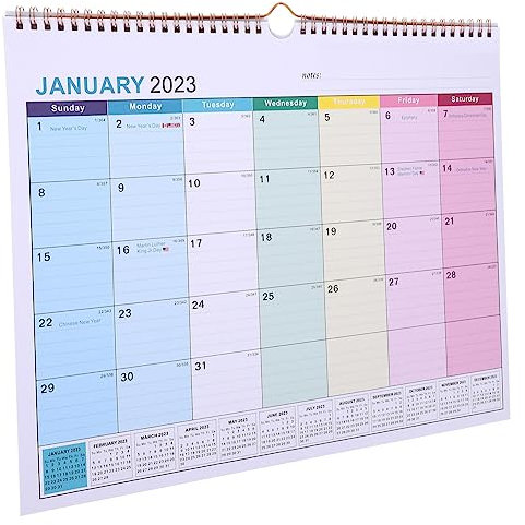 CAXUSD Eleganter Monatskalender Wandkalender Aufstellbar Kreativer Papierkalender Für Büro Zuhause Schule