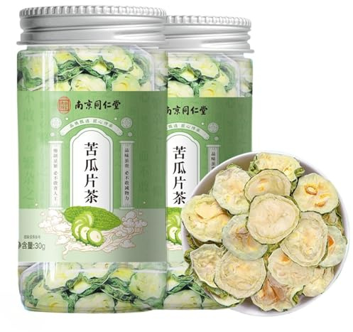 Tisana Naturale Cinese Fette Di Melone Amaro Secco 30g / 1,05oz Amaro Ma Non Astringente, Sapore Fresco