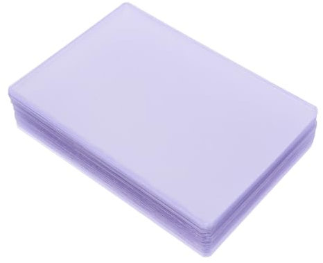 TEHAUX 30stücke Transparente Hartplastik-kartenhüllen Für Fotos Und Postkarten Wasserdichte Und Fadebeständige Schutzhüllen Mit Verstärkten Kanten Für Kreditkarten Und Ausweise