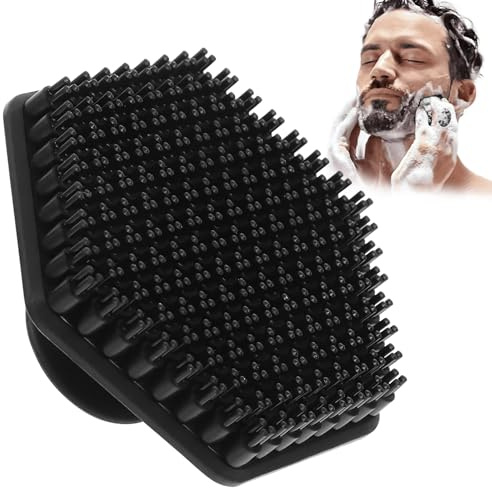 Alovez Silikon Duschbürste, Körperbürste, Körperschrubber aus Silikon Weicher Körper Massagebürste Badebürste für Männer, Frauen