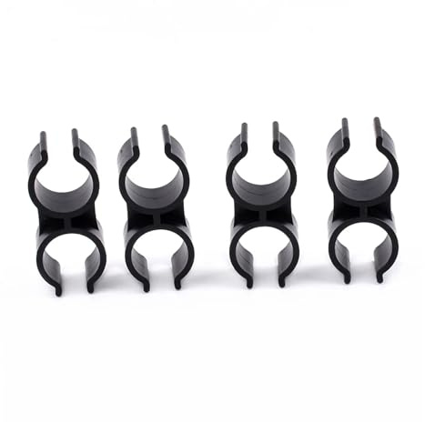 LDHNFBYV 3~20 STÜCKE H Rohrschellen Aquarium Aquarium Fitting Landwirtschaftliche Bewässerung Wasserrohr Unterstützung Doppel U Typ(32mm,20 PCS)