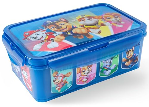 p:os Paw Patrol lunchlåda för barn med fack – läckagesäker Bentolåda för barn för dagis och skola – för pojkar