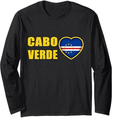 Cabo Verde,Cape verde Flag,Flag of Cabo Verde. Long Sleeve T-Shirt