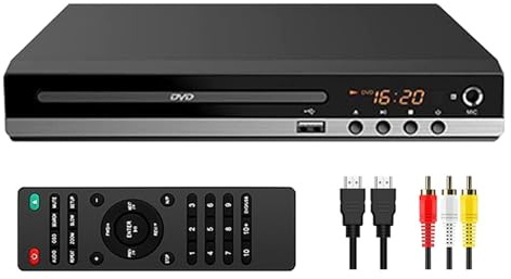 Lecteur DVD HD B29 - Lecteur CD/EVD/VCD Haute Définition 1080P avec Microphone De Sortie AV Et HDMI