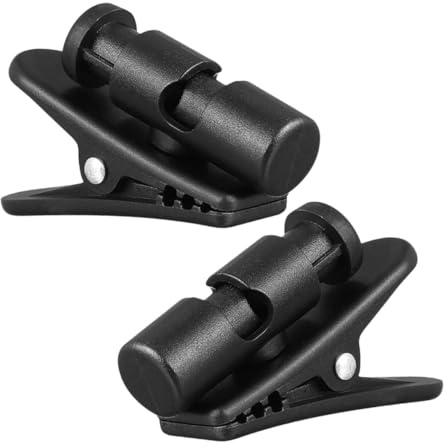 WEKADRIN 2pcs Small Earphone Clip and Wire Holder Clip Plastic Cable Clamp 360-degree Rotation for Sports Earphone Cord Management and Wire Fixing