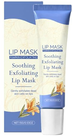 Soin pour les Lèvres Exfoliant,Masque Baume pour les Lèvres & Gommage pour les Lèvre,Lip Balm,Masque de Nuit pour les Lèvre,pour éliminer les Peaux Mortes et Les Soins de la Peau des Levres 15g