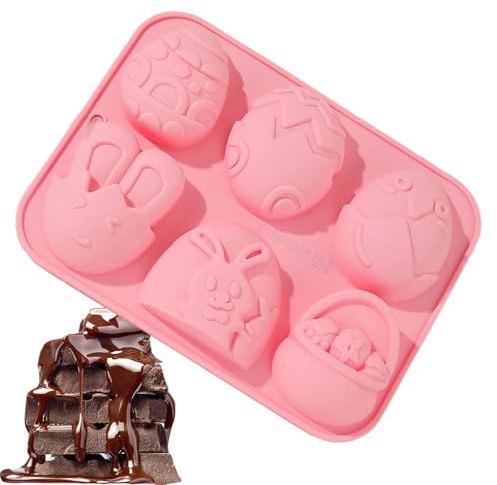 Stampo di Pasqua – Stampo per dolci con coniglio e , forme per dolci di Pasqua – per preparare feste, riunioni familiari celebrazioni casa cucina appartamento