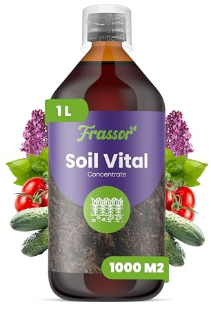Koncentrerad Jordvitalitet 1 L (1000 m²) – Biostimulant För Starka Rötter Och Frisk Jord – Frassor
