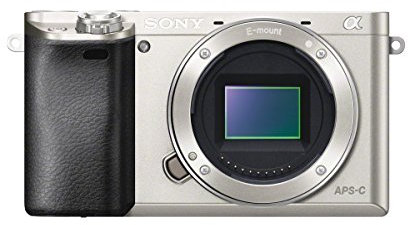 Sony Alpha 6000 Systemkamera (24 Megapixel, 7,6 cm (3) LCD-Display, Exmor APS-C Sensor, Full-HD, High Speed Hybrid AF) silber