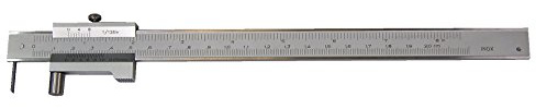 Anreiß-Messschieber mit Rolle, Inox, HM-Spitze (200-400mm)