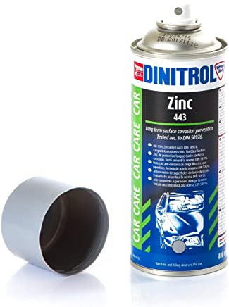 Dinitrol® 443 ZINC Primer – Pintura de protección contra la corrosión a largo plazo – Aerosol 400 ml