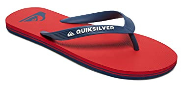 Quiksilver AQYL100601 Hombre Zapatos de playa y piscina, Multicolor (Red/Blue/Red Xrbr), 41 EU