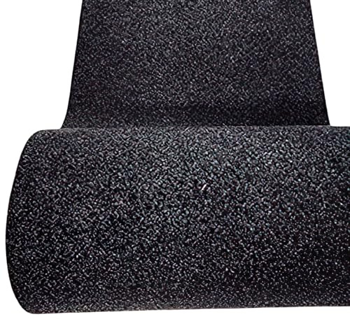 Decoration Antracite - Tappeto Passatoia Antiscivolo Lungo (300x67 cm) Tappetino in Moquette Facilmente Lavabile, Ideale per Passatoia Cucina, Passatoie o Lavello Bagno, Corridoio - Made in Italy