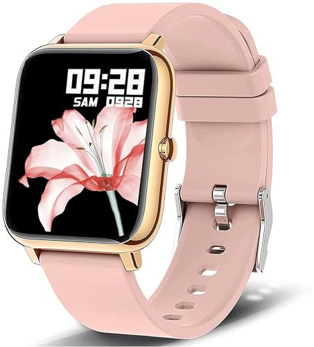 KALINCO Montre Connectée Hommes Femmes Enfant Montre Sport Podometre Moniteur de Sommeil/Fréquence Cardiaque Tension artérielle SpO2 Smartwatch Montre Intelligente Bracelet Connecté pour Android iOS