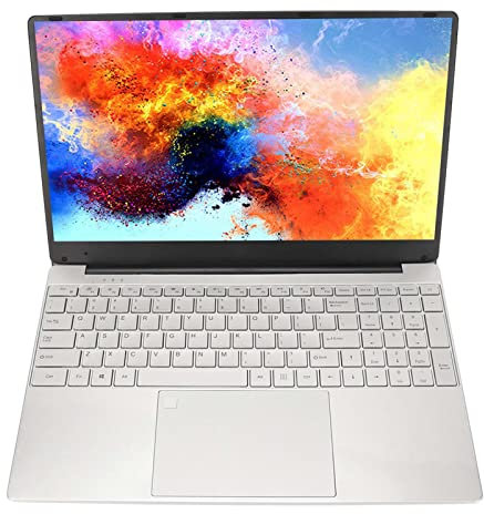 Garsent Portátil con Windows 11 de 15,6, 1920 X 1080 IPS 2,7 GHz con Huella Dactilar, Intel J4125 Quad Core Four Thread, 2,4 G+5 G WiFi, Batería de 6000 MAh, para Entretenimiento, Oficina de(8+128G)