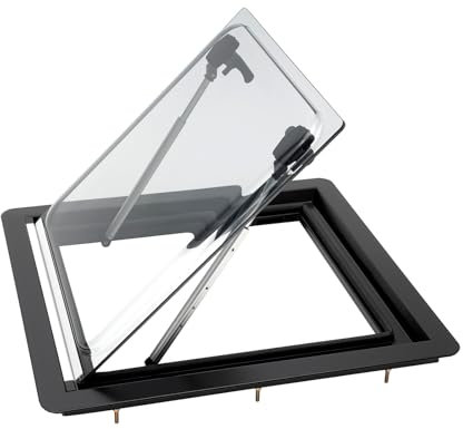 Fenetre Camping Car,FenêTre LatéRale TeintéE Pour Caravane,450 X 500 Mm Lanterneau Camping Car,FenêTres Pour Camping-Car,Fenetre Caravane