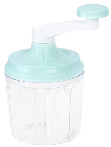 Handrührgerät, Manuelle Eigelbcreme Quirl mit Handkurbel 1200 ml Kunststoff Küchenhandmixer Eier-Mixer Bäckerei Küchenhelfer