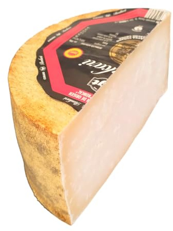 Queso Curado Puro de Oveja Ronkari D.O. - Media Pieza de Exquisita Delicadeza y Sabor Auténtico, Madurado Tradicionalmente con Leche Cruda - Peso Aproximado1500 gramos