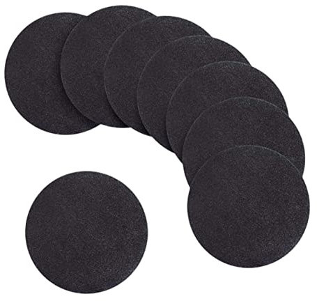 Schwarze Runde Malkarton Papierplatten 8 Stück für Mandala