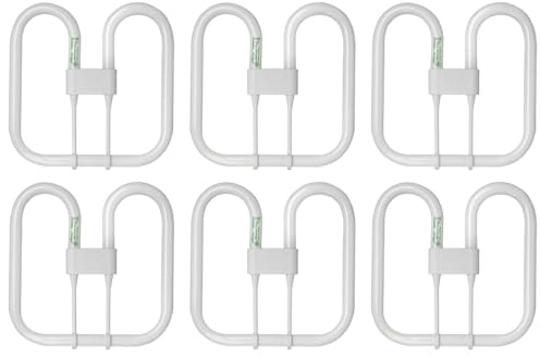 16W 2D Fluorescent Lamp 4 pin (GR10q) 950lm Cool White 4000K 138mm (Pack of 6)