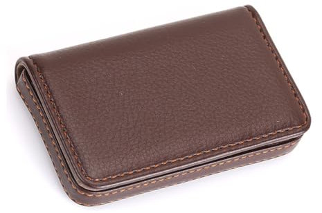 Visitenkartenetui,Visitenkartenmappe,Business Card Case, PU Leather Premium Business Card Holder with Magnetic Closure, for Gentle Storage of Your Card, Business Card Case for Men and Women,Elegant