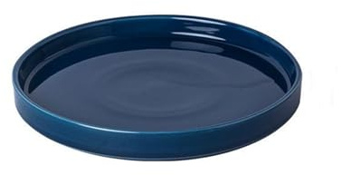 Fzfeiyy Ceramic Flower Pot Saucers, 9 Inch Plant Pot Saucers for Indoors Plants, Plant Trays for Pots Holding Water Drips and Soil, Drainage Tray for Plant Pot (Blue)