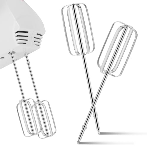 CLISPEED 2 Pièces Lot de Fouets Acier Inoxydable pour Batteur Électrique Accessoires de Remplacement pour Cuisine