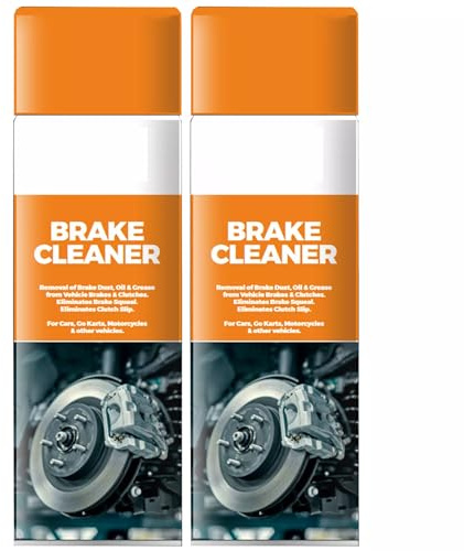 Professional Brake & Clutch Cleaner Spray 500ml – High-Performance Solvent Aerosol for Brakes, Clutches, Engine Parts – Removes Grease, Grime, Oil (2)