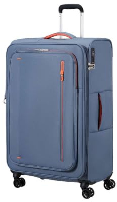 American Tourister Trolley Cloudrider Spinner Exp. TSA Stone Blue blaugrau 77cm