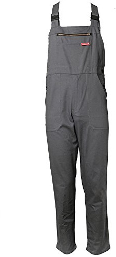 Planam 193058 BW 290 Latzhose, Grau, Größe 58