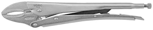 USAG 134 - Gripzange mit Einstellschraube, gewölbte Spannbacken [42 mm]