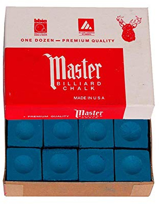 Tiza Billar Master Azul 12 Unid 3003.010-13104
