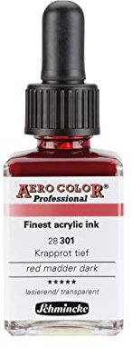 Schmincke AERO COLOR Professional Krapprot tief 28 ml, 28 301 023