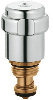 GROHE Eggemann Design-Handle - Oberteil 1/2 (Original Ersatzteil, Langlebig, Robust, Herstellergarantie: 5 Jahre), Chrom, 41818000