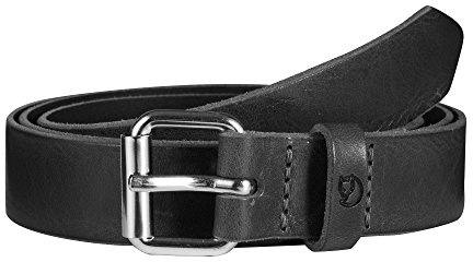 Fjällräven Unisex Singi 2.5 cm Gürtel, Black, 85 cm