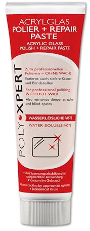 Polymehr Acrylglas-Polier- und Reparaturpaste 75 ml – wachsfrei