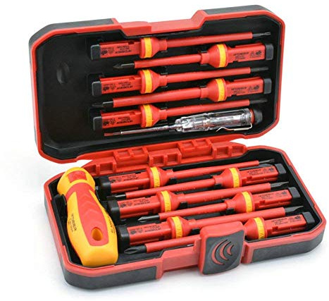 Liseng 13 Stücke Vde Isolierte Schraubendreher Set -V Spannung 1000 V Magnetisch Schlitz Torx Schraubendreher Hand Werkzeuge