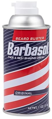 Barbasol Diversion Safe Stash Can 11oz Travel Size with Food Grade Smell Proof Bag and Hidden Compartment for Keys, Cash and Valuables