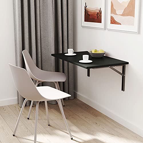 MIKON 80x50 | Wandklapptisch Klapptisch Wandtisch Küchentisch Schreibtisch Kindertisch | ANTHRAZIT