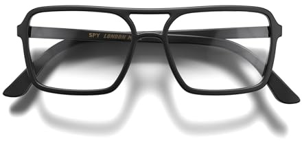 LONDON MOLE® Spy gafas bloqueadoras de luz azul | Bloqueadores azules de aviador de forma cuadrada | Anti vista cansada para pantallas | Hombre y mujer unisex | Bisagras de resorte