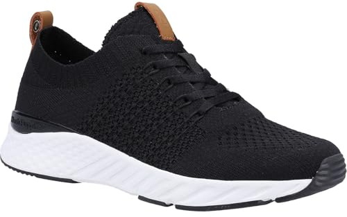 Hush Puppies Ladies Opal Trainer, Black, 5
