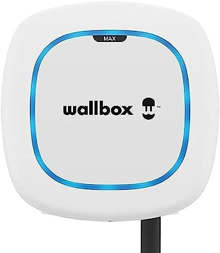 Wallbox Pulsar Max, Ladegerät für Elektrofahrzeuge (22 kW, Type 2, Wi-Fi, Bluetooth, OCPP, Innen/Außen, 7m, einfache Installation), Weiß