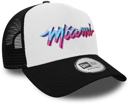 New Era Miami Heat Cap NBA verstellbar Basketball Kappe Snapback Trucker 9Forty Basecap