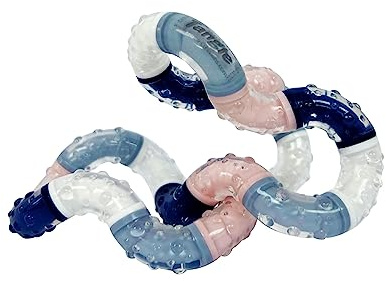 Tangle® Therapy Relax - stressleksak för vuxna och barn - förbättrar koncentrationen och slappnar av symtomen på ADHD när du spelar, tyst leksak för arbete eller skola - enhet