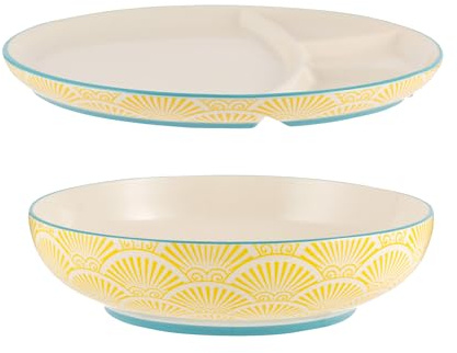 Typhoon World Foods Multi-Cuisine skål & avdelare tallrik set 850 ml