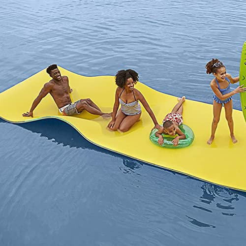 Schwimmende Wassermatte, Premium-Schwimmmatte für Seen und Pools – extra große Wassermatte, schwimmendes Dock – See-Floats für Erwachsene und Kinder