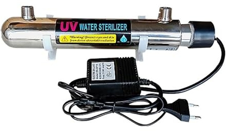 SystèMes D'Eau, Stérilisateur d'eau UV en acier inoxydable 110/220, filtre de désinfection directe de boisson à lampe à tube ultraviolet, purificateur d'aquarium Efficacité De Filtration SupéRieure