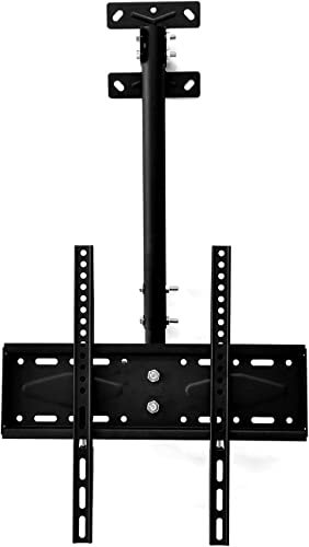Universal TV Stand Mount for 26 55 Inch Flat and Curved TVs 360° Swivel Tilt and Holds Up to 40kg